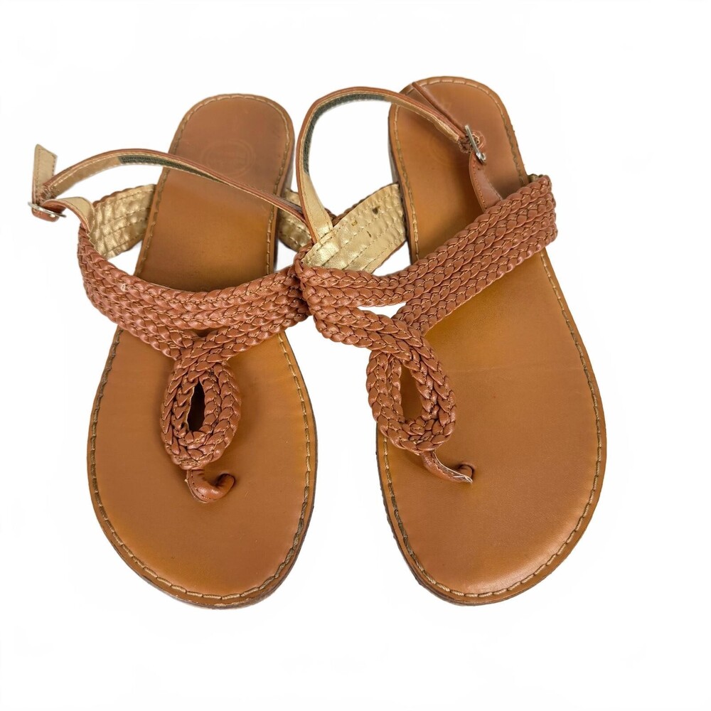 Wonder Nation Brown Sandals Girl's Size 4